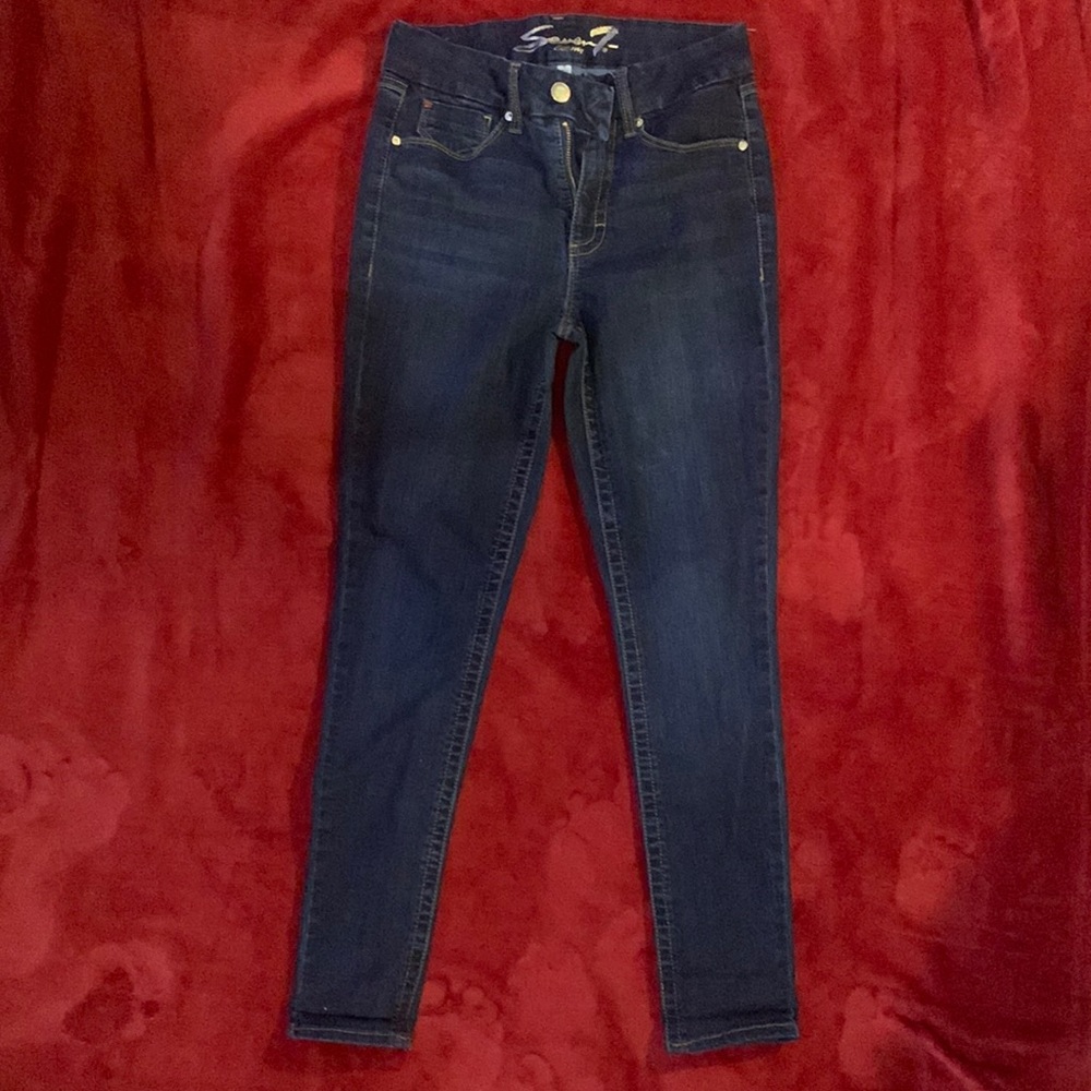 Seven Tummyless High Rise Skinny Jeans